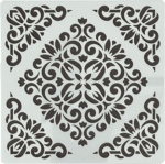 Reusable 6x6 inch wall stencil for DIY painting