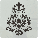 Reusable 6x6 inch pattern stencil for DIY painting