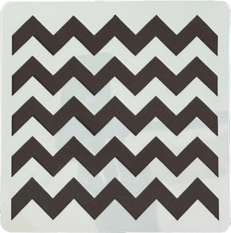 Reusable 6x6 inch pattern stencil for DIY painting