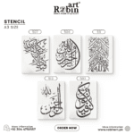 Islamic Calligraphy Stencil