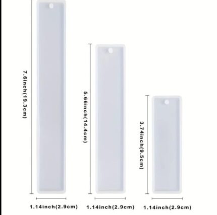 Silicon Mold - Set of 3pcs - Model No 1219022