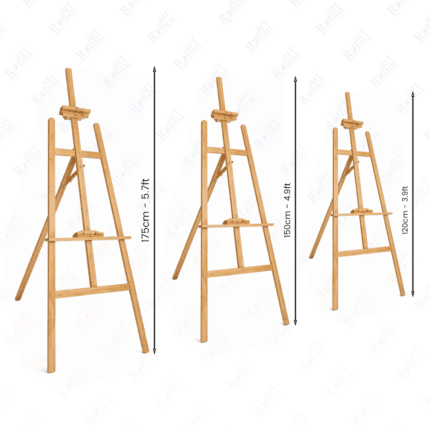 Wooden Easel Stand – Adjustable Artist Easel (120cm / 150cm / 175cm)