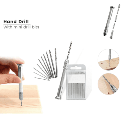 Mini Hand Drill Set_Drilling Rotary Tools Kit DIY Craft Manual