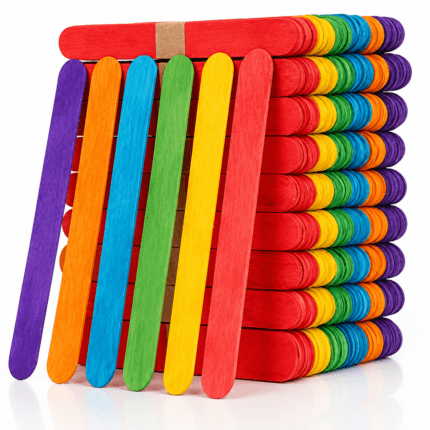Color Ice Cream Sticks