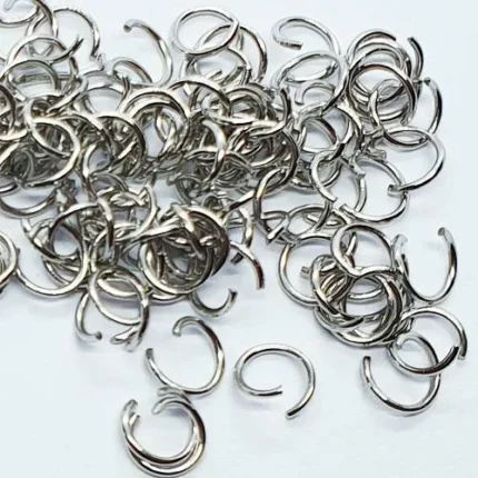 Stainless Steel Jump Rings for Jewelry Making – Durable Open Connectors for DIY Crafts