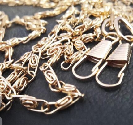Metal Bag Chain Strap – Stylish DIY Handbag Accessory Chain Golden and Silver